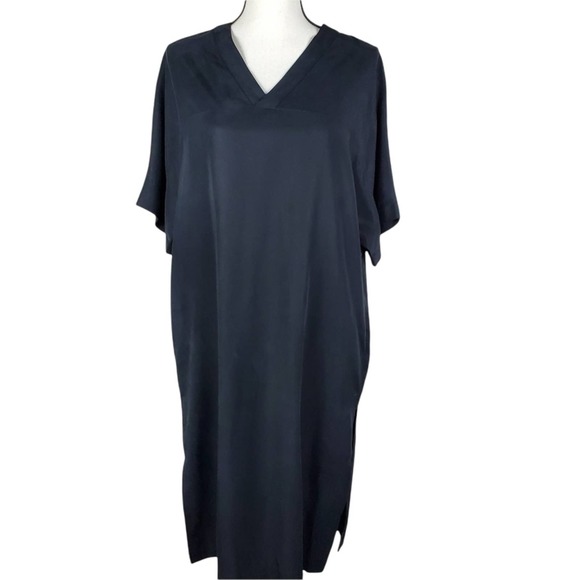 Hope By Ringstrand Soderberg Aila Black Boxy Lagenlook Dress - Picture 1 of 6